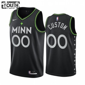 Maillot Basket Enfant Minnesota Timberwolves Personnalisé 2020-21 City Edition Swingman